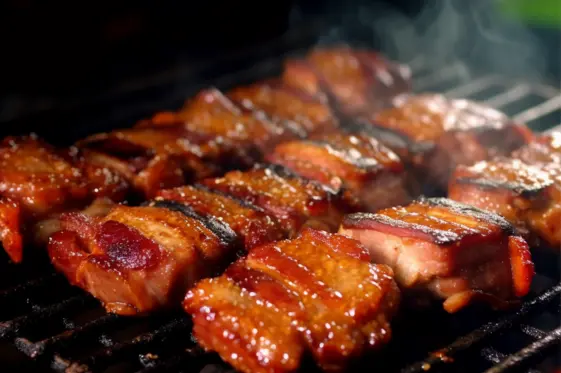 carne de cerdo para asar al carbón