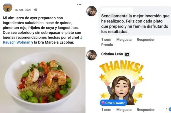 testimonios de recetas saludables de rausch